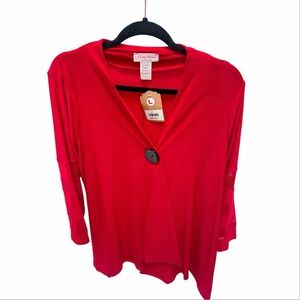 🆕Pretty Woman Blouse Button Detail